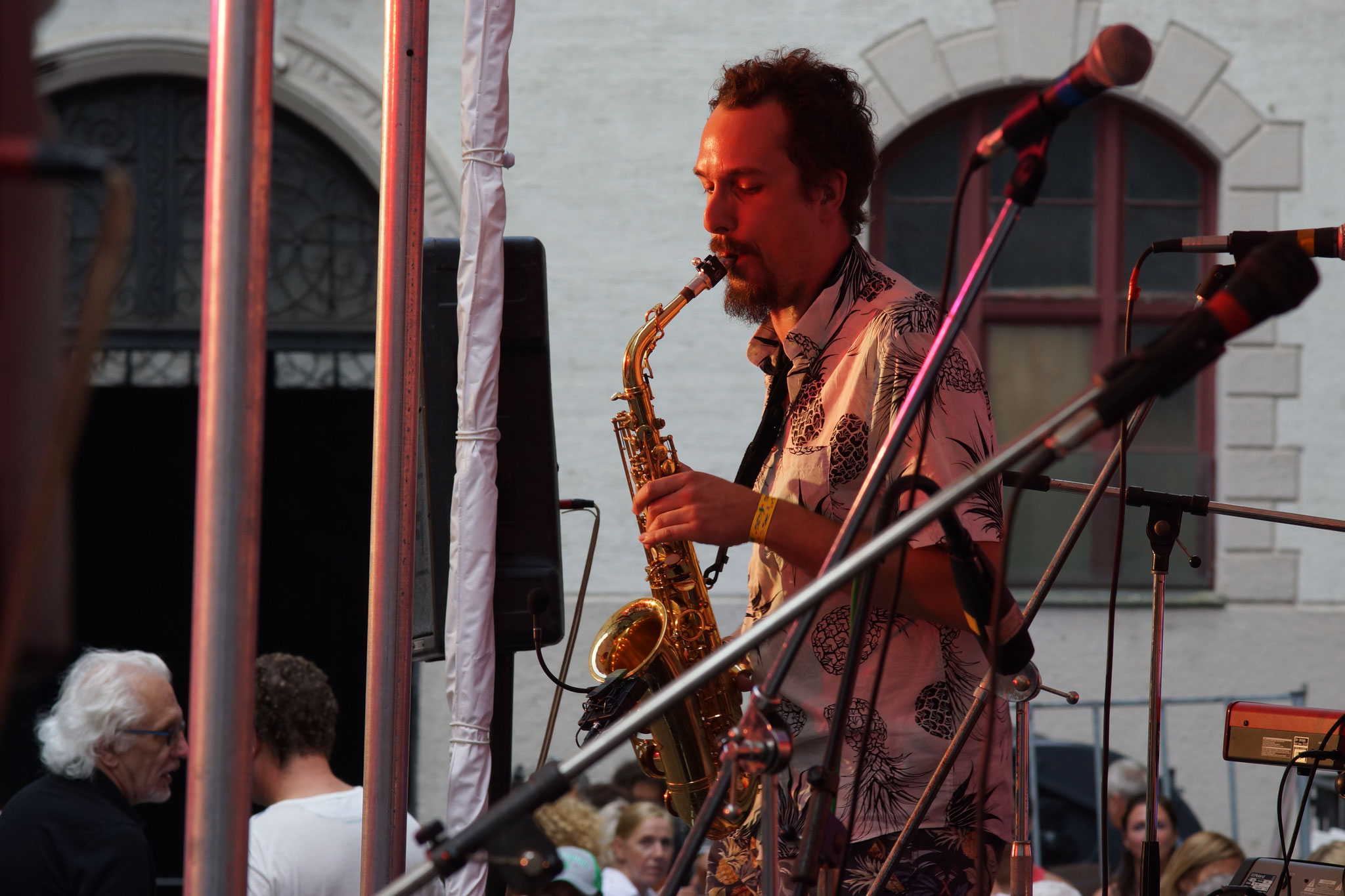 Konzerte im Bürgerhof 07.07.17 The Big Band Theory - Freiwilligen-Zentrum Augsburg - Foto: Crayfish