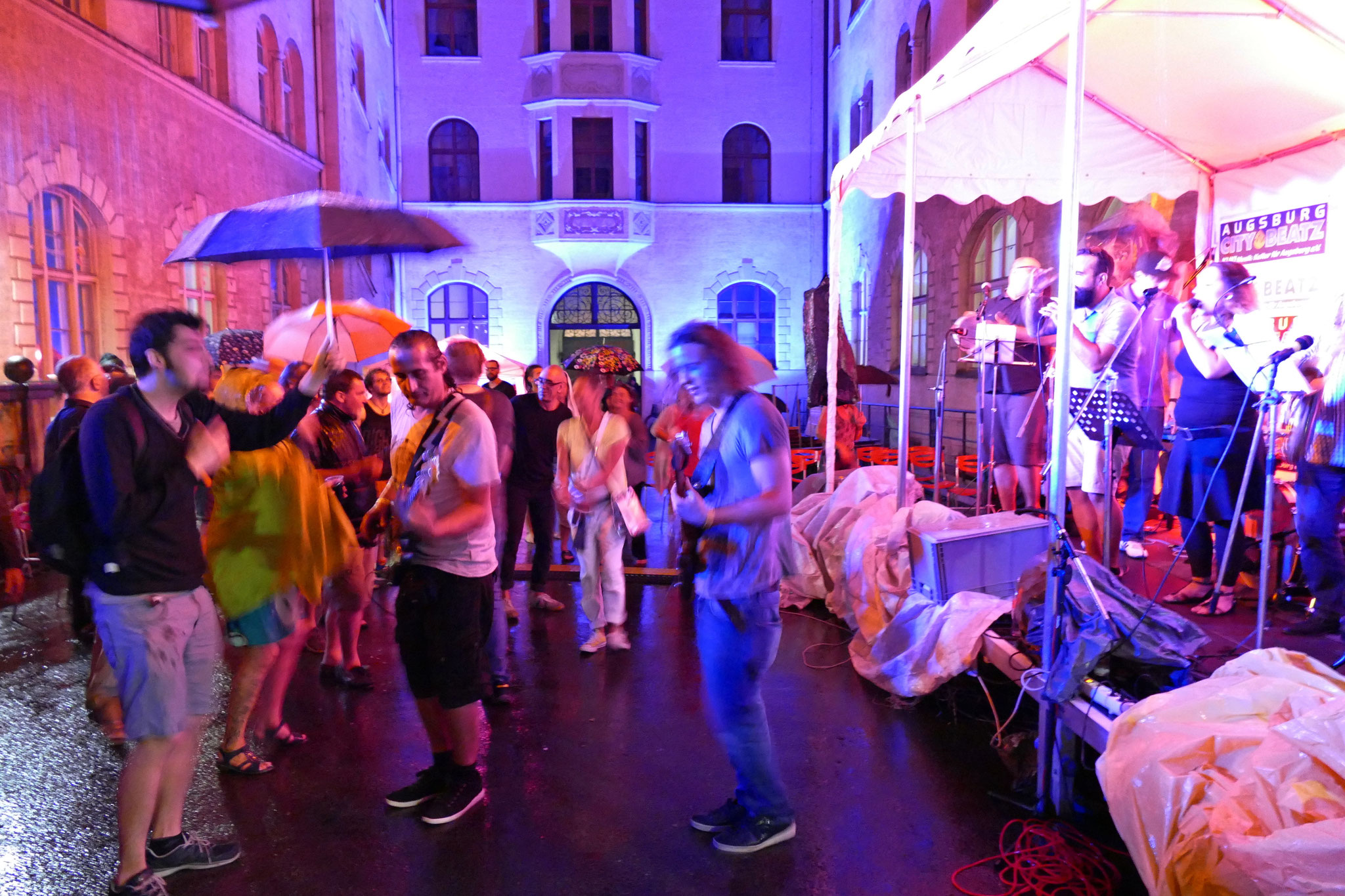 Konzerte im Bürgerhof 07.07.17 Motherfunkers - Freiwilligen-Zentrum Augsburg - Foto: Christoph Urban