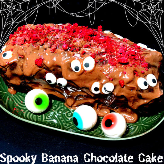  extrem schokoladiger Bananenkuchen mit cremigem Guss